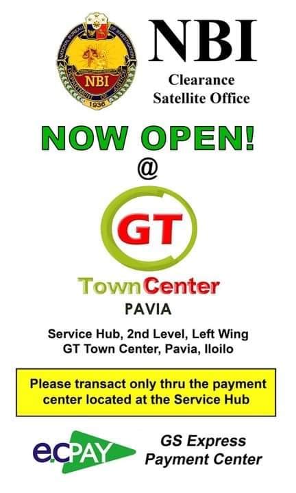nbi gt mall pavia|For NBI Clearance .